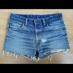 Levi’s Vintage 605 Cut off Denim Shorts W32 Levis